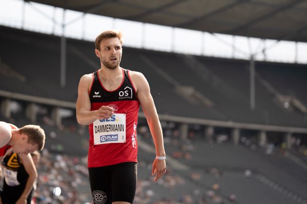 Fabian Dammermann (LG Osnabrueck) waehrend der deutschen Leichtathletik-Meisterschaften im Olympiastadion am 25.06.2022 in Berlin